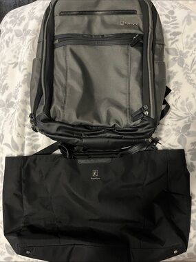 Travelpro Crew Executive Choice 3 Backpack + Tote 2 Piece Travel Set